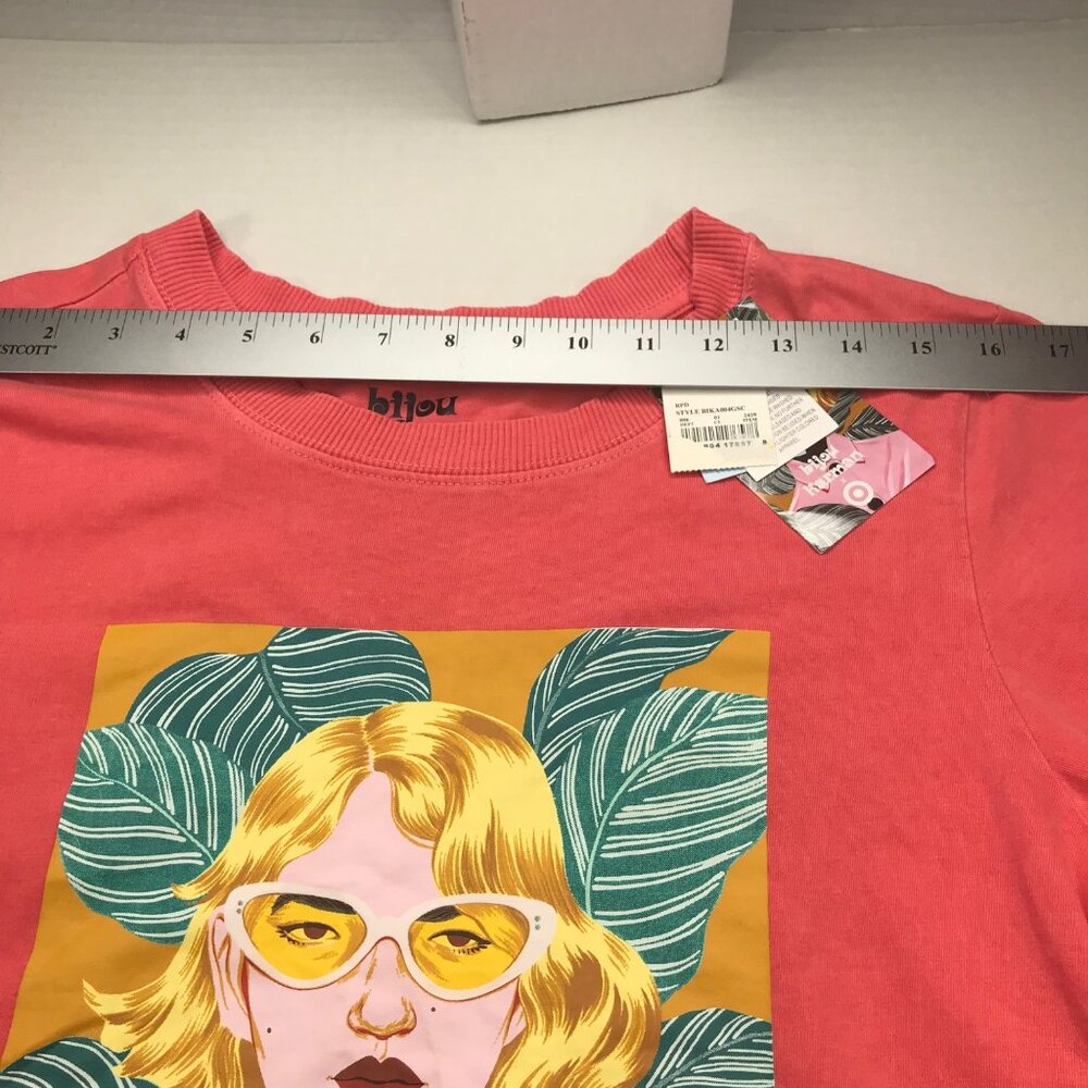 Mad Engine Women's Short Sleeve Bijou Karmen Graphic Tee Shirt Medium New - Picture 9 of 13